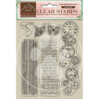 Clear Stamp, Create Happiness Welcome Home - Clocks