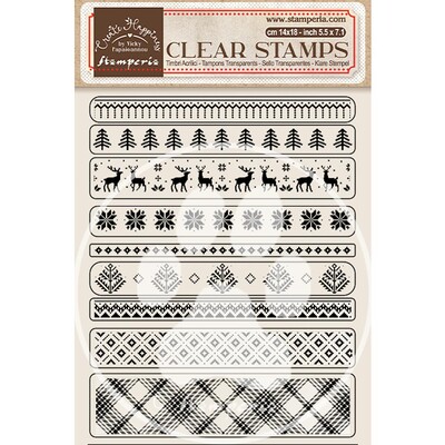Create Happiness Clear Stamp, Borders