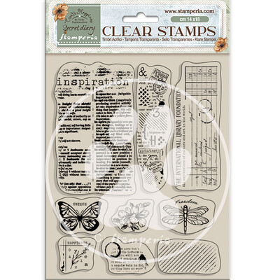 Clear Stamp, Create Happiness Secret Diary - Inspiration