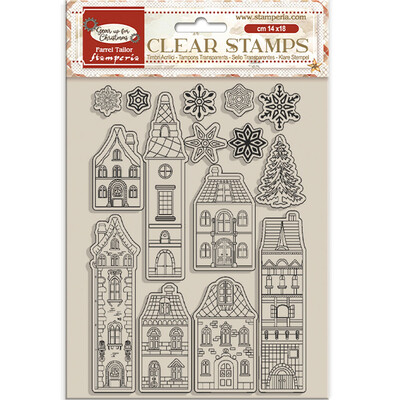 Clear Stamp, Gear Up For Christmas Cozy Houses