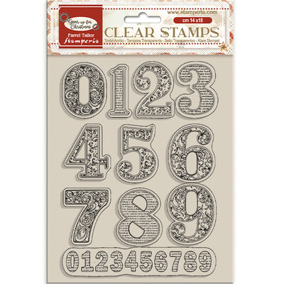 Clear Stamp, Gear Up For Christmas Numbers