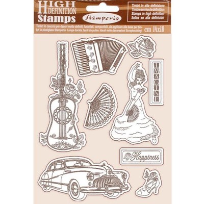 HD Natural Rubber Stamp, Desire - Elements