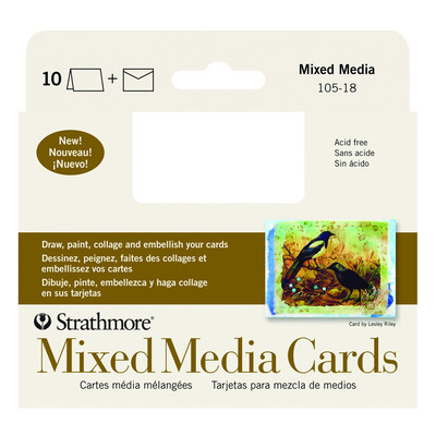 Mixed Media Cards , 3.5" x 4.875" (10pk)