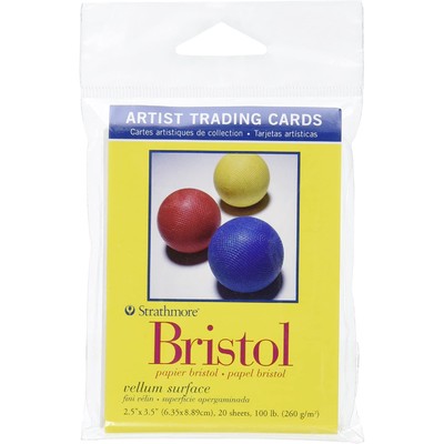 Artist Trading Cards, 2.5" x 3.5" - 300 Series Vellum Bristol