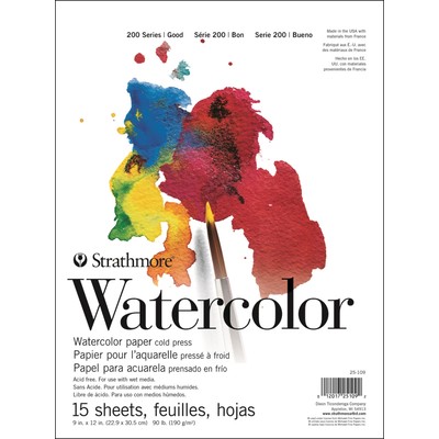200 Series Watercolor Pad, 9" x 12"