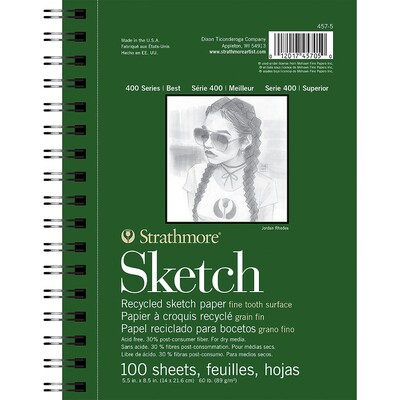 400 Series Recycled Sketch Pad, 5.5" x 8.5"