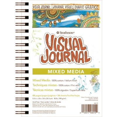 Visual Journal, Mixed Media - 5.5" x 8"