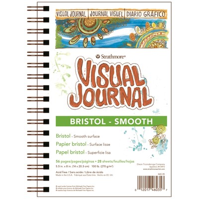 Visual Journal, Bristol Smooth - 5.5" x 8"