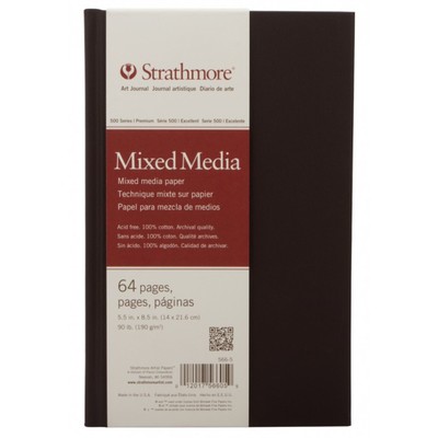 500 Series Mixed Media Hardbound Art Journal, 5.5" x 8.5"
