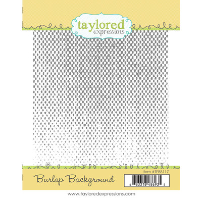 Cling Stamp, Burlap Background