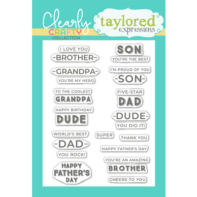 Clear Stamp, Mix & Match - For Him