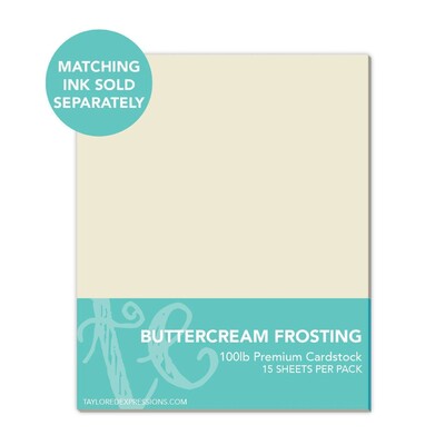 8.5X11 Premium Cardstock, Buttercream Frosting
