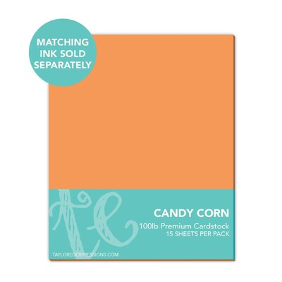 8.5X11 Premium Cardstock, Candy Corn