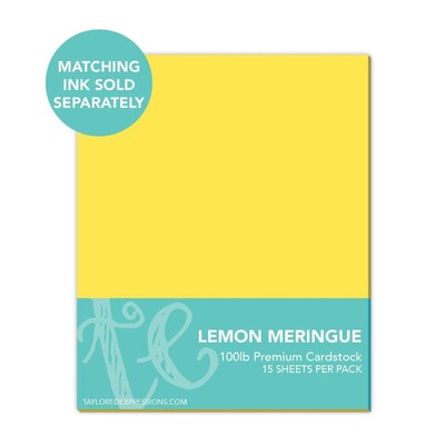 8.5X11 Premium Cardstock, Lemon Meringue