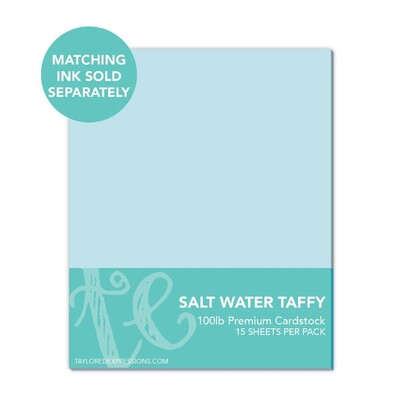 8.5X11 Premium Cardstock, Salt Water Taffy