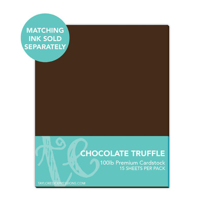 8.5X11 Premium Cardstock, Chocolate Truffle