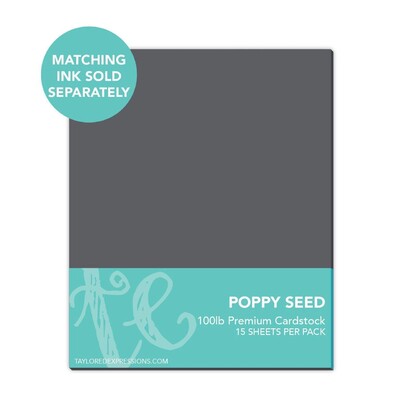 8.5X11 Premium Cardstock, Poppy Seed