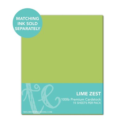 8.5X11 Premium Cardstock, Lime Zest