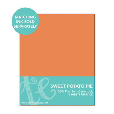8.5X11 Premium Cardstock, Sweet Potato Pie