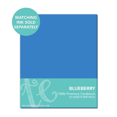 8.5X11 Premium Cardstock, Blueberry