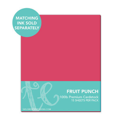 8.5X11 Premium Cardstock, Fruit Punch