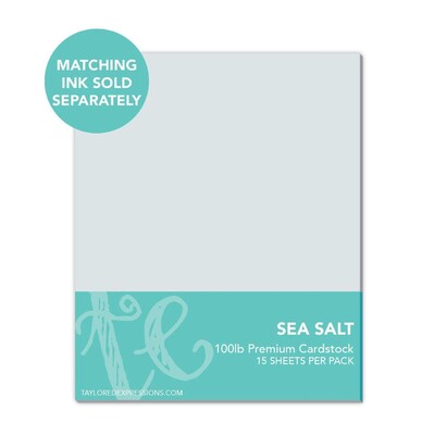 8.5X11 Premium Cardstock, Sea Salt
