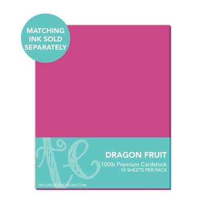 Premium 8.5X11 Cardstock, Dragon Fruit
