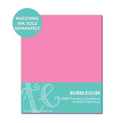 Premium 8.5X11 Cardstock, Bubblegum