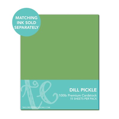 Premium 8.5X11 Cardstock, Dill Pickle