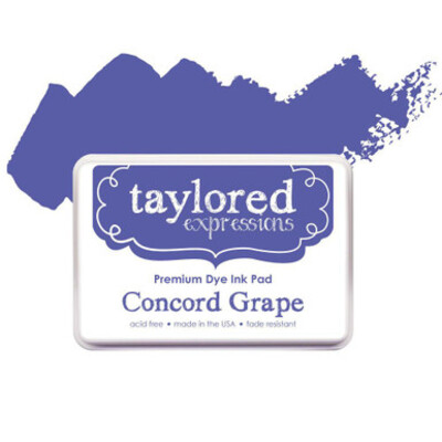 Premium Dye Ink Pad, Concord Grape