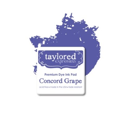 Premium Dye Ink Pad Mini, Concord Grape