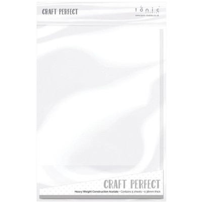 Craft Perfect Heavy Weight Construction Acetate (5 Pack)