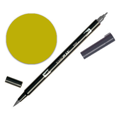 Dual Brush Pen - Yellow Gold 026