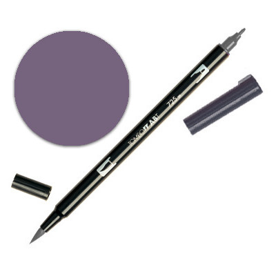 Dual Brush Pen - Dark Plum 679