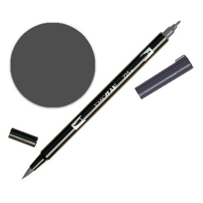 Dual Brush Pen - Lamp Black N25