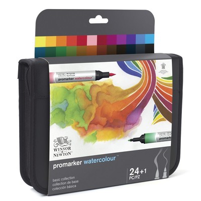 Promarker Watercolour Set, Basic Collection (24pc)