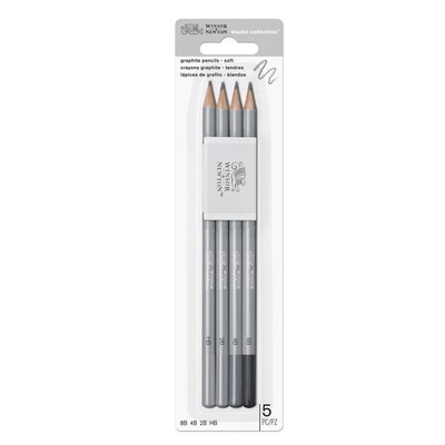 Studio Collection Graphite Pencil Set, Soft (5 Piece)
