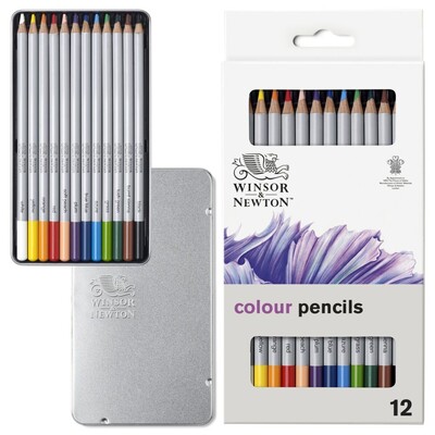 Studio Collection Colour Pencil Tin, 12 Piece
