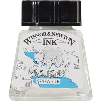 Drawing Ink 14ml Bottle, White