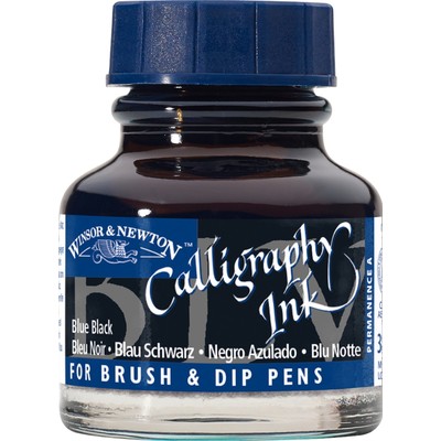 Calligraphy Ink 30ml Bottle, Blue Black