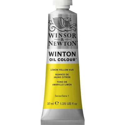 Winton Oil Colour 37ml Tube, Lemon Yellow Hue