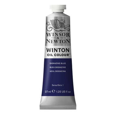 Winton Oil Colour 37ml Tube, Dioxazine Blue