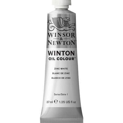 Winton Oil Colour 37ml Tube, Zinc White