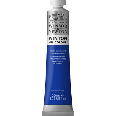 Winton Oil Colour 200ml Tube, French Ultramarine
