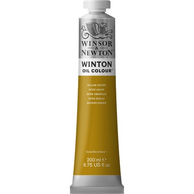 Winton Oil Colour 200ml Tube, Yellow Ochre
