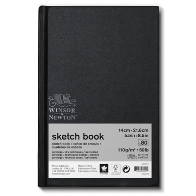 Hardbound Sketch Book, 110gsm - 5.5" x 8.5"
