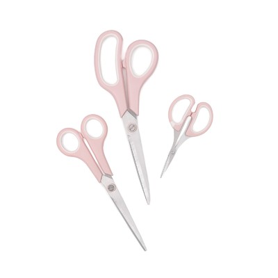 Craft Scissors, Pink (3 Piece)
