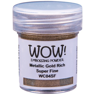 Metallic Embossing Powder, Super Fine - Gold Rich