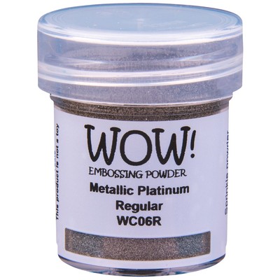 Metallic Embossing Powder, Regular - Platinum