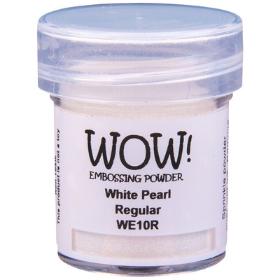 Pearlescent Embossing Powder, Regular - White